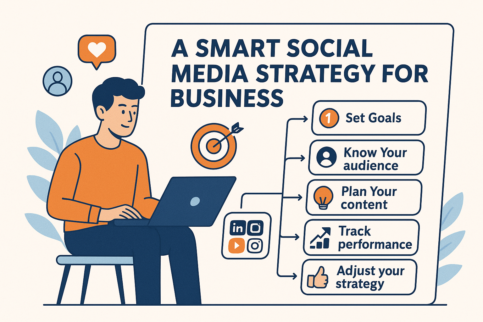 Smart social media strategy for business growth