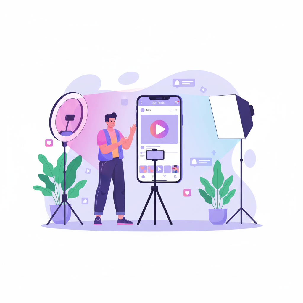 Instagram reels strategy illustration.